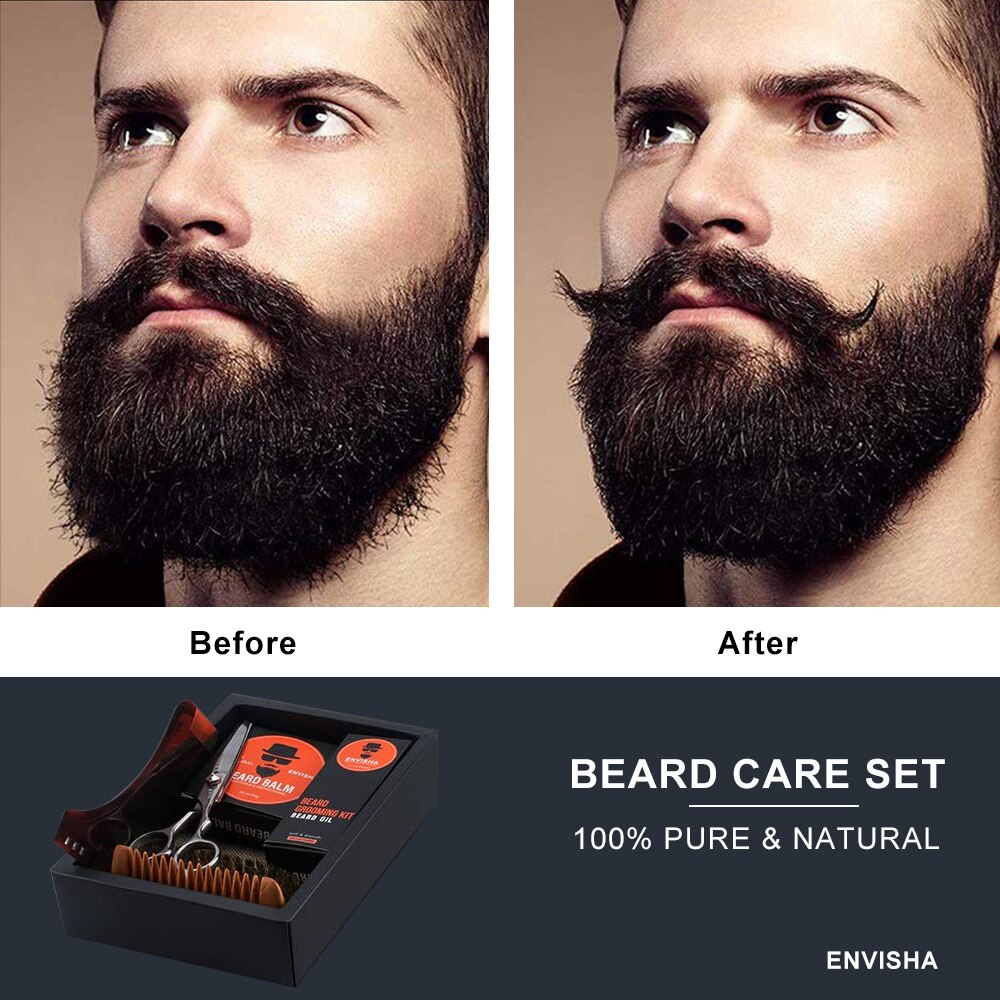 Beard Care Set Beard Growth Cream Oil Serum