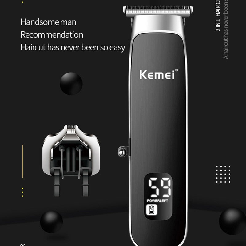 Professional Rechargeable Metal Clippers