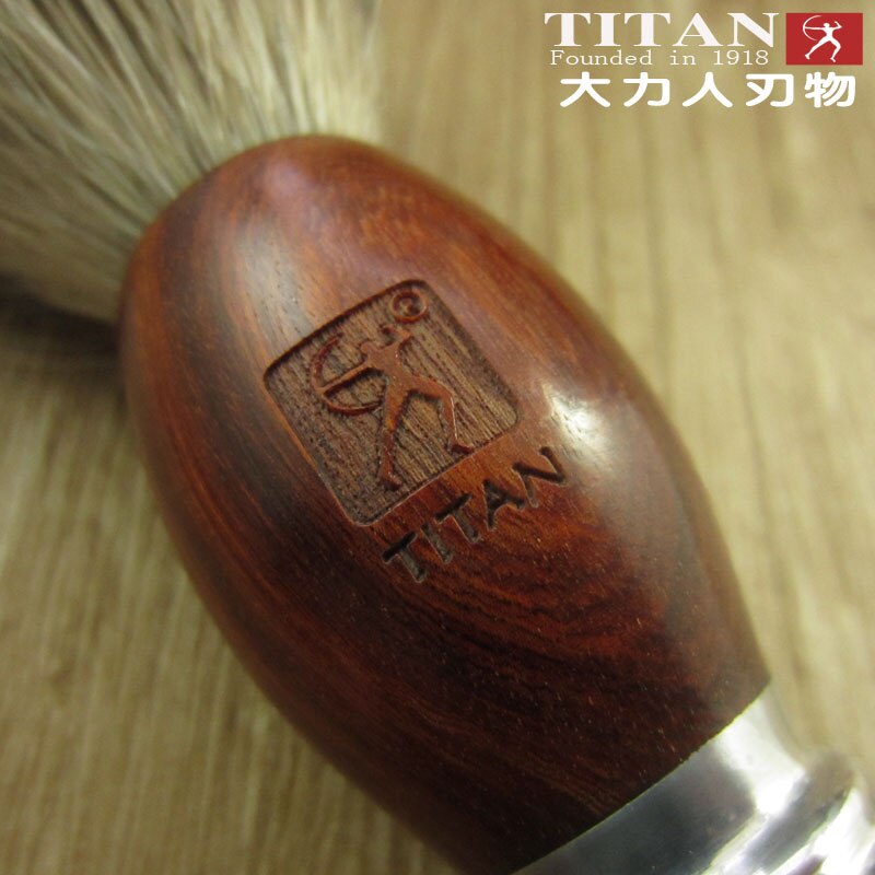 Titan shaving hair barber gift brush badger beard kit brushes natural