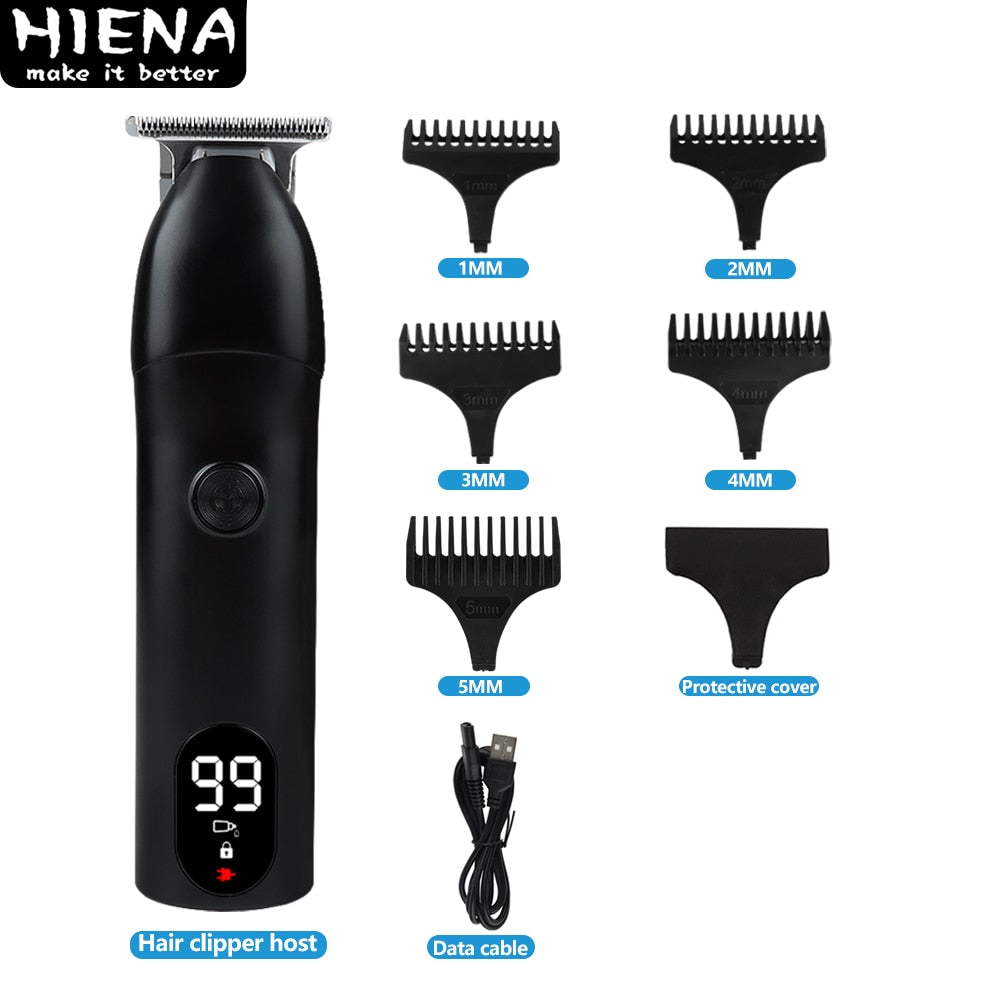 LCD Hair Trimmer Beard Hair Clipper