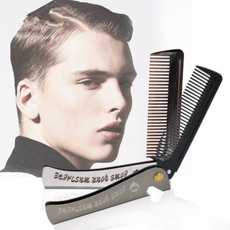 Portable Pocket Hair Beard Metal Comb