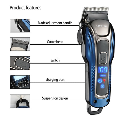 Electric LCD Hair Clipper Trimmer