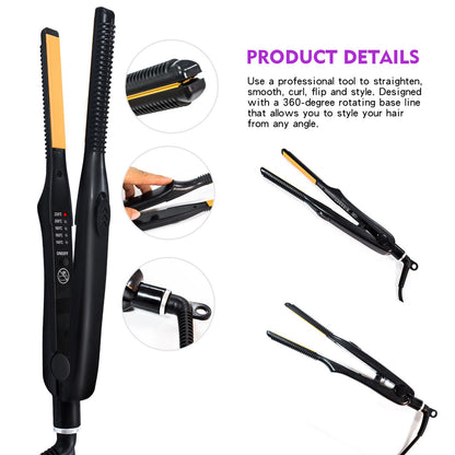 2 in 1 Hair Straightener and Curler Professional