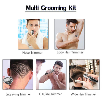 All in one men's grooming kit hair trimmer