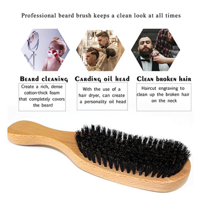 Bristle Wave Hair Beard Brush Hair Comb