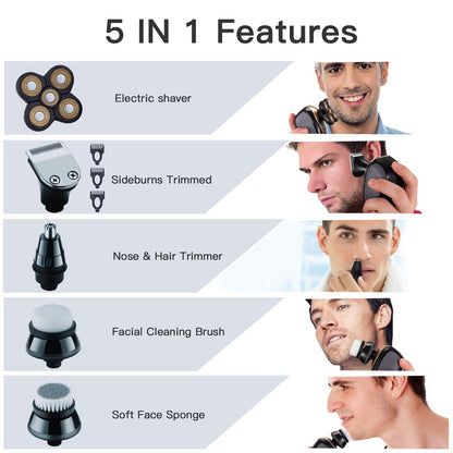 Pro Head Electric Shaver For Men Wet Dry Electric Razor