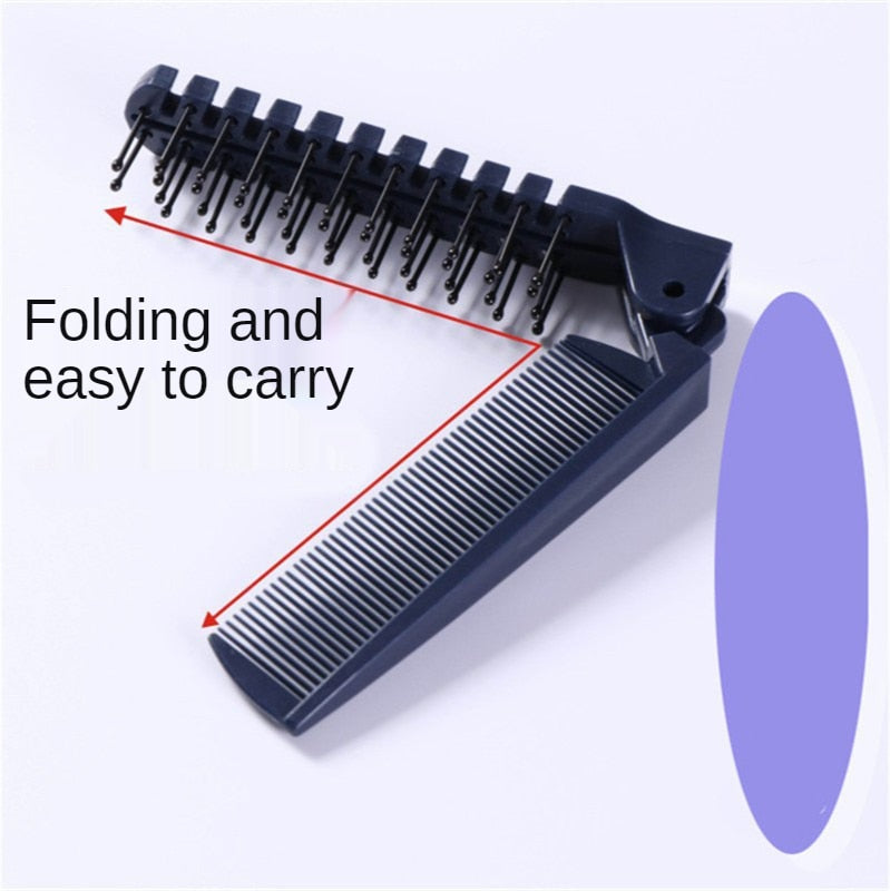 Portable Folding Pocket Combs For Men Oil Head Portable