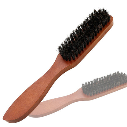 Portable Wood Handle Beard Brush Boar