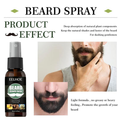 Men's Beard Growth Spray  Nourishing And Moisturizing Spray