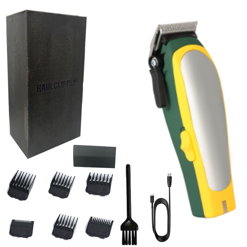 Rechargeable hair clipper for men grooming kit