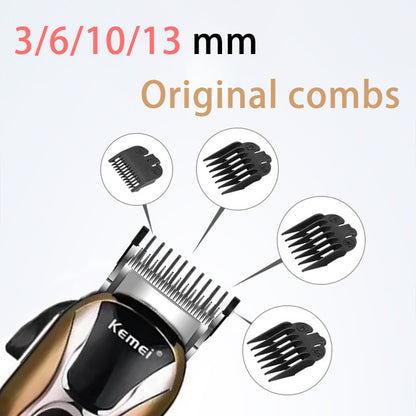 T9 Electric Hair Clipper LCD Trimmer for Men with USB Charge