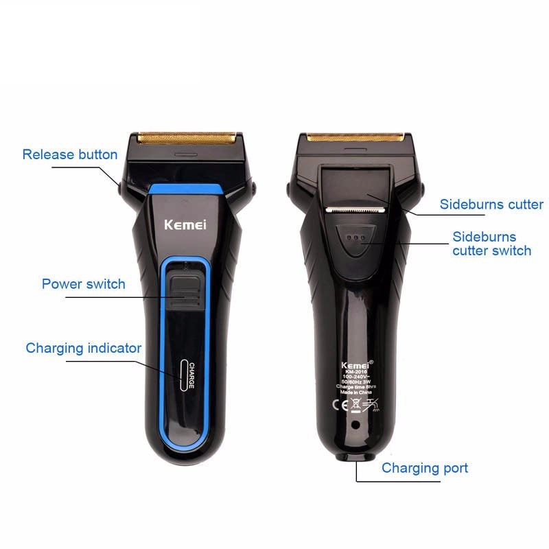 Rechargeable Electric Razor Professional