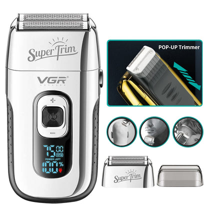 Razor Electric Shaver Rechargeable Shaving Beard Trimmer