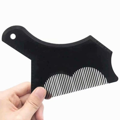 Men Beard Shaping Styling Template Comb Transparent