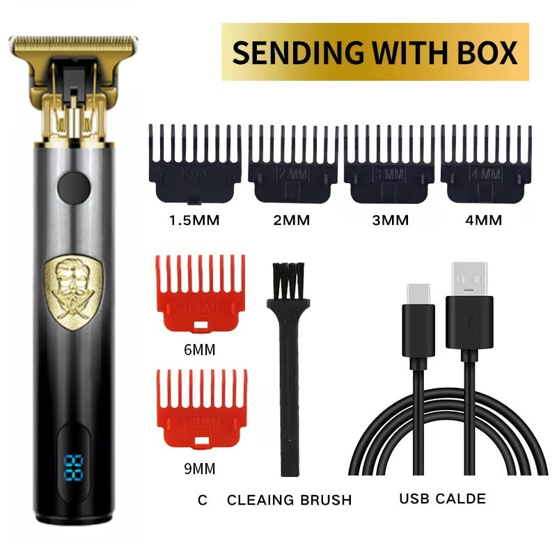 Electric Hair Clipper High Power LCD