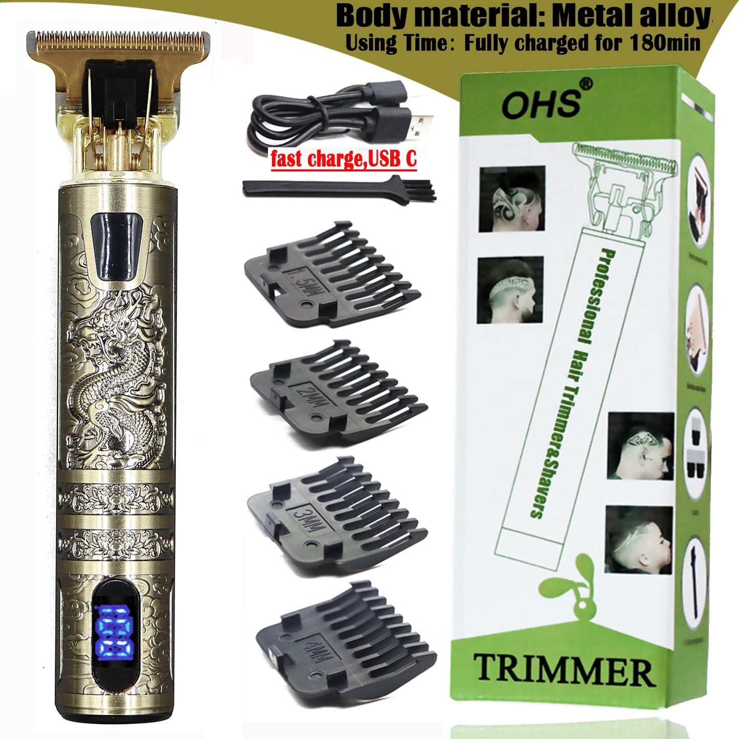 Electric Clipper For Men Hair Cutting