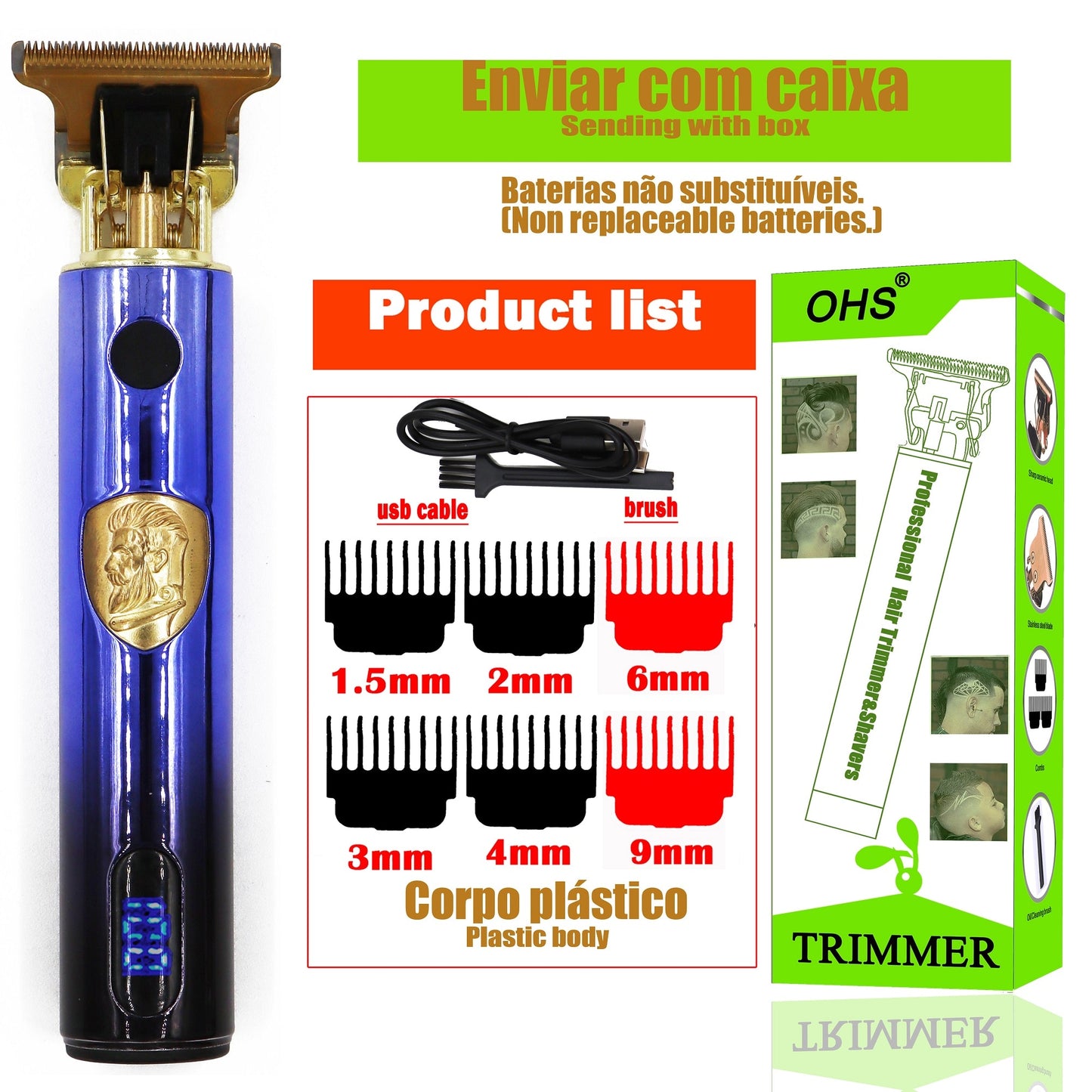 Electric Hair Cutting Machine Hair Trimmer