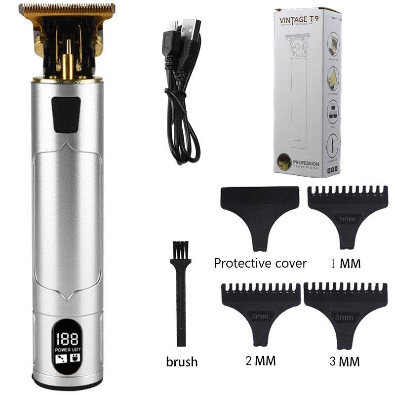 Electric T9 Hair Trimmer Cordless Shaver