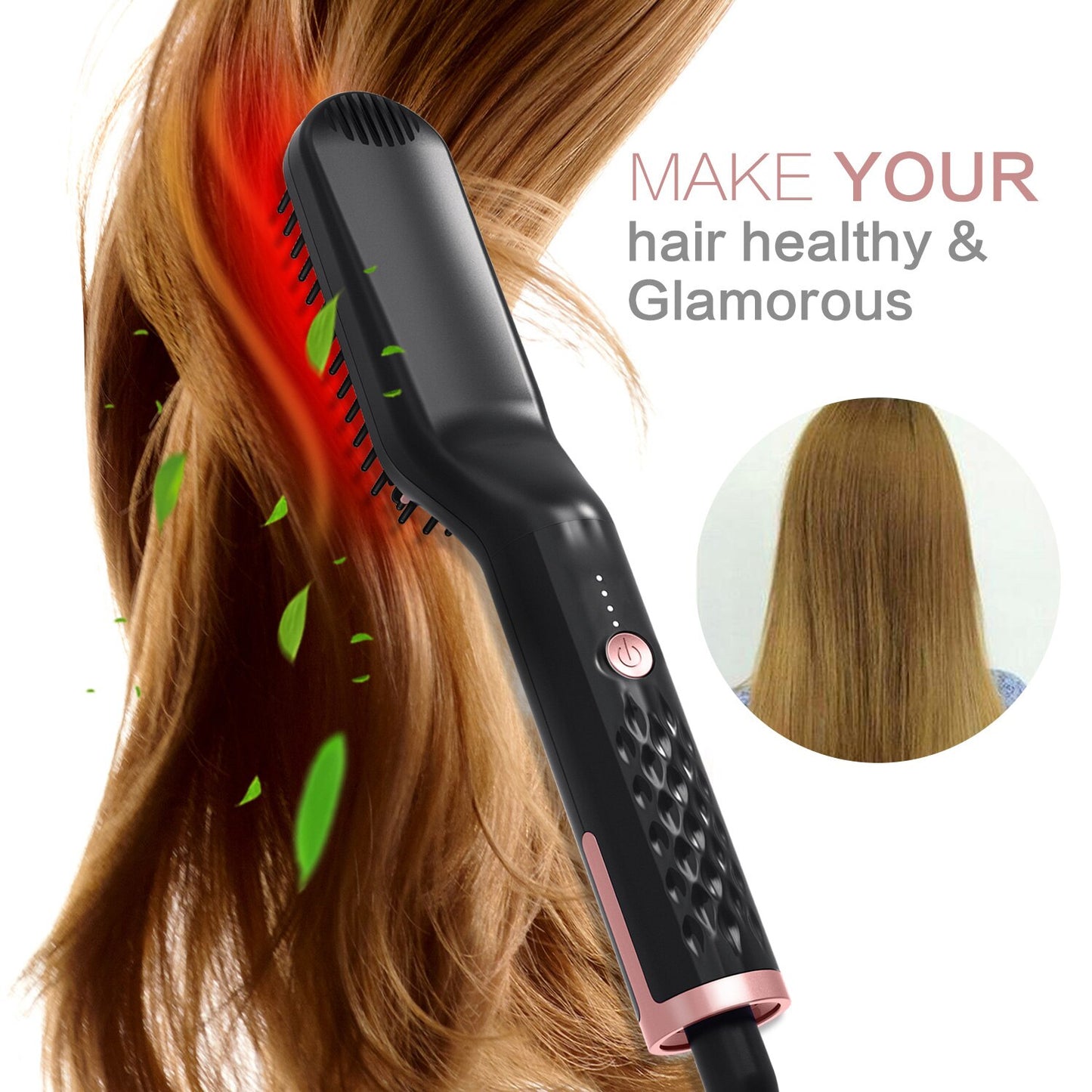 Hair Comb Brush Beard Multifunctional Hair Straightener