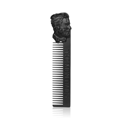 Unique Stainless Steel Beard Comb Portable Men Beard Wide Beard Shaping