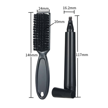 2 in1 Men Beard Growth Pen Facial Hair Moustache