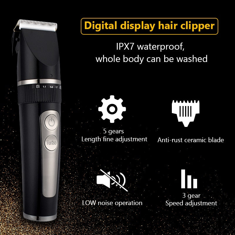 Hair Clipper For Men Rechargeable Electric