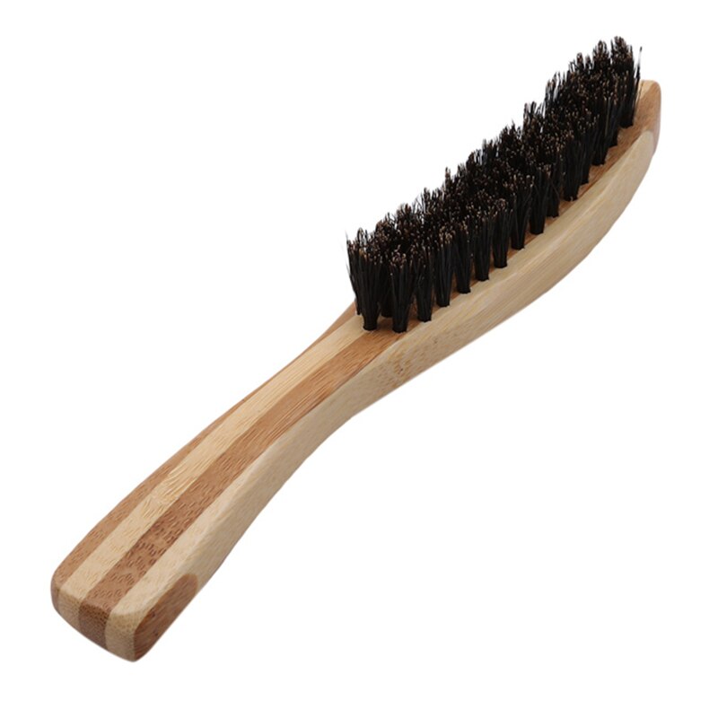 Men Boar Hair Bristle Beard Brush Shaving Comb