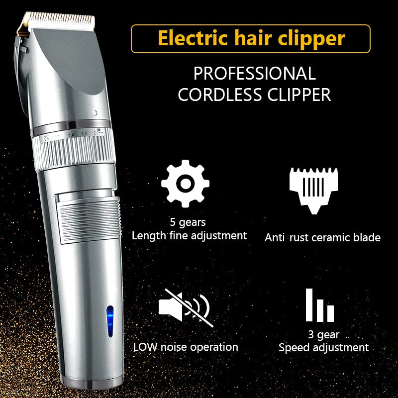 Professional Hair Trimmer Digital USB