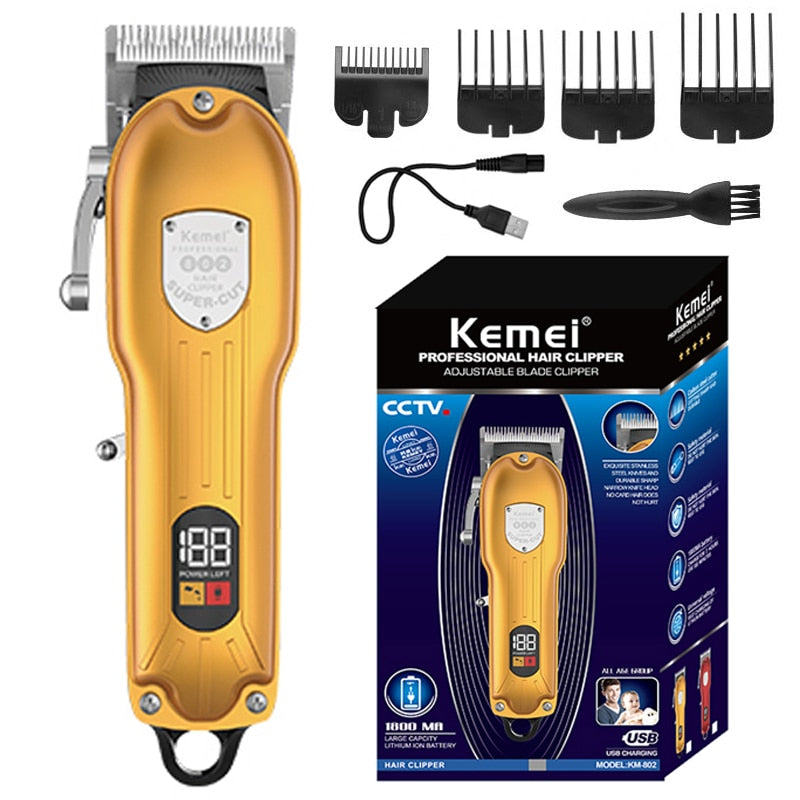 Hair trimmer for men rechargeable