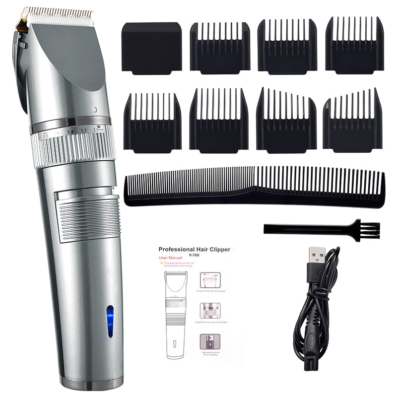 Professional Hair Trimmer Digital USB