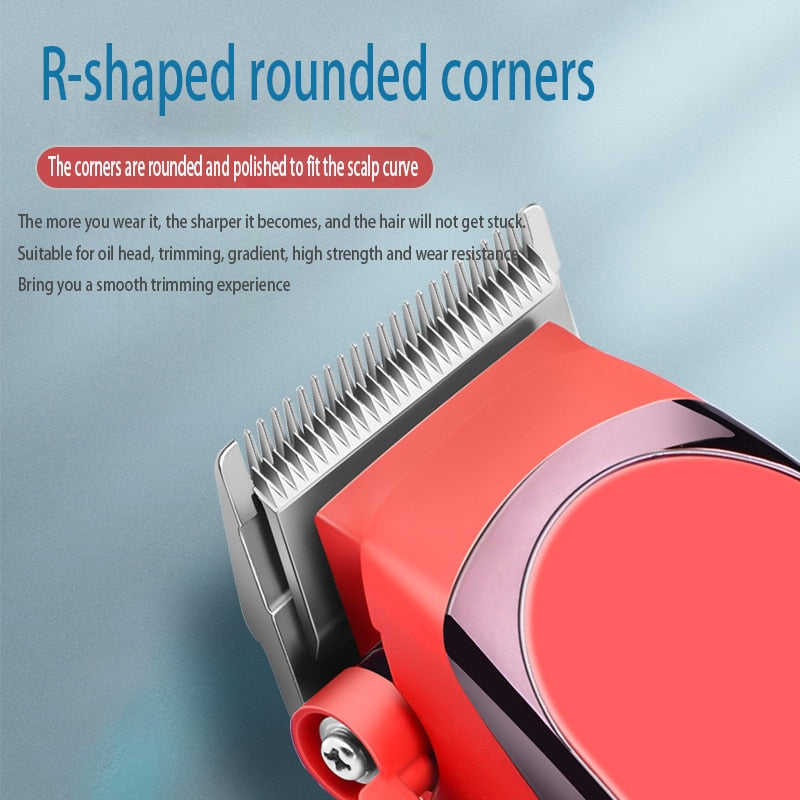 Rechargeable hair clipper for men grooming kit