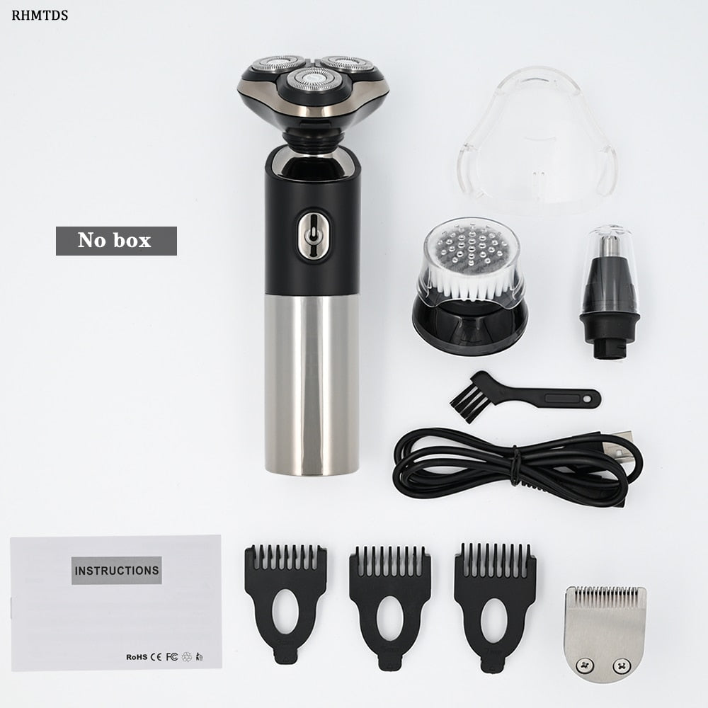 LCD Display Beard Trimmer Hair Clipper