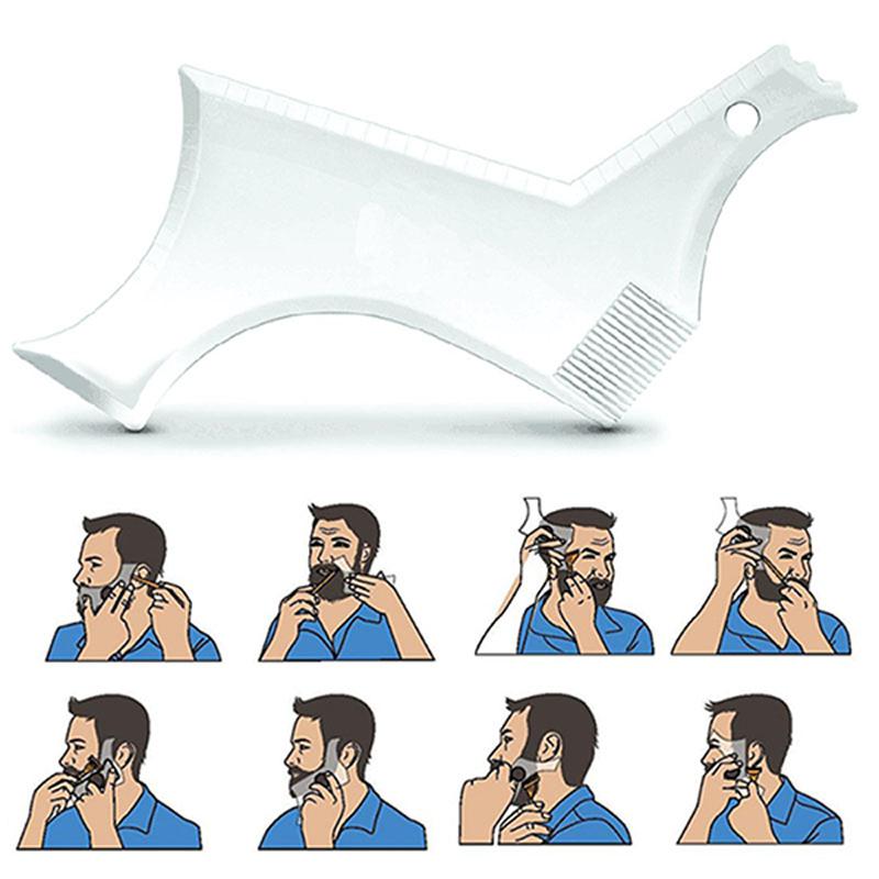 New Fashion Men Beard Shaping Styling Template Comb