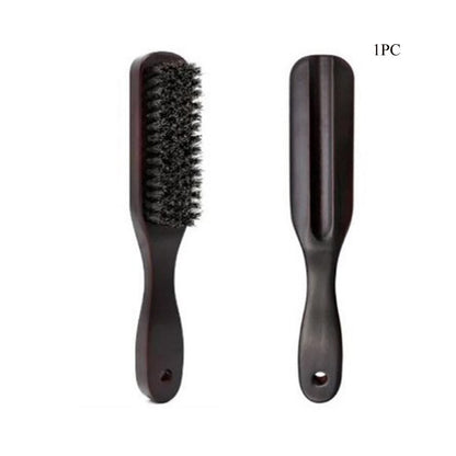 Wood Handle Men Beard Brush Hairdressing