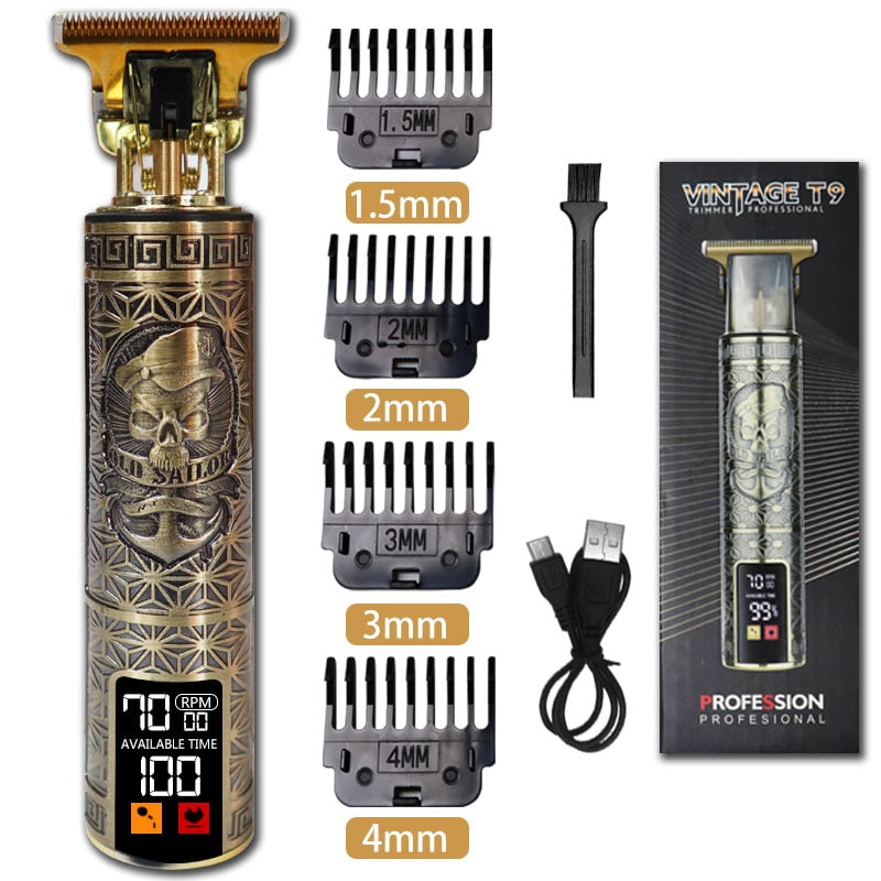 T9 Hair Clipper Electric hair trimmer Cordless Shaver Trimmer Men Barber