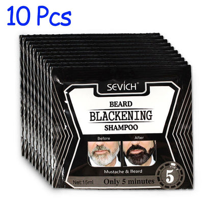 Efficient Blackening Beard Coloring Nourishing Beard