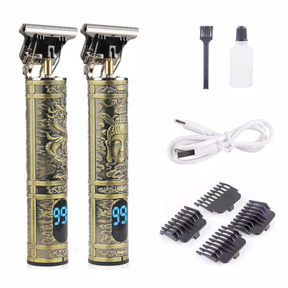 Men Barber Retro T9 Hair Trimmer Professional