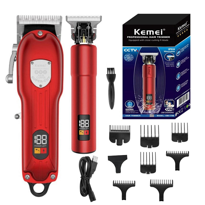 Professional Hair Trimmer For Men Electric Hair Clipper Beard