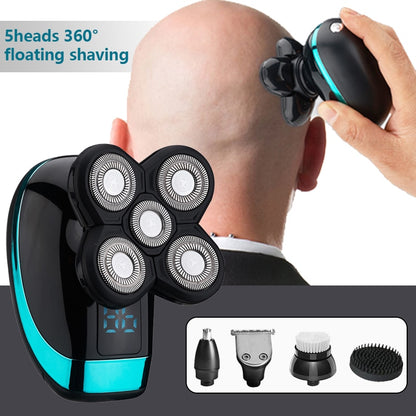 Electric Razor for Men Bald Head Shaver LED Display