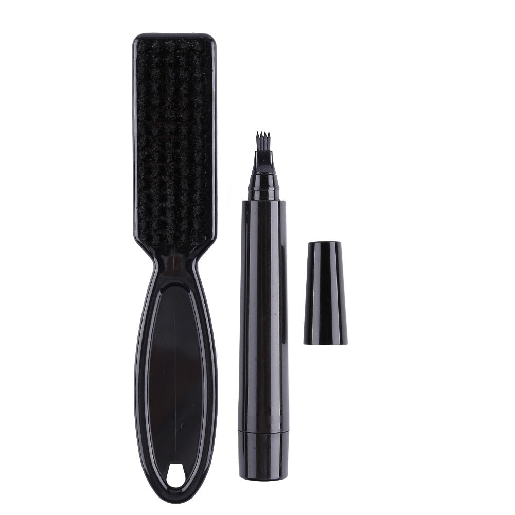 Beard Filling Pen Kit With Brush Professional Mustache