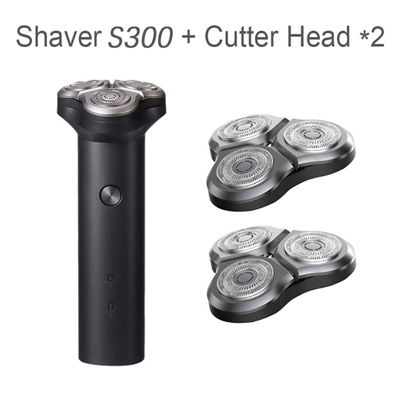 Electric Shaver S300 Portable Flex Razor 3 Head Dry Wet