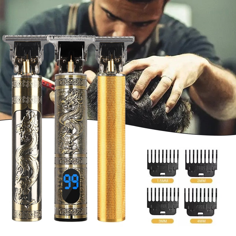 Men Barber Retro T9 Hair Trimmer Professional