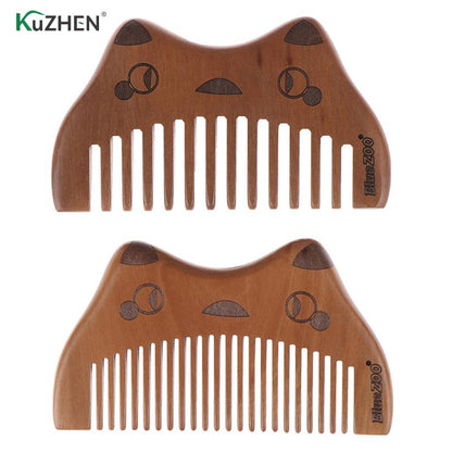 Portable Pocket Natural Wooden Combs