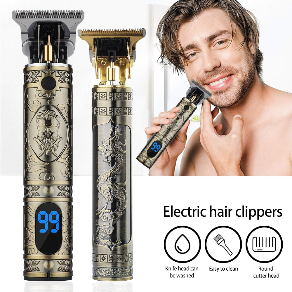 Hair Cutting Machine trimmer Cordless Hair finishing Beard Clipper for men Electric shaver Razors