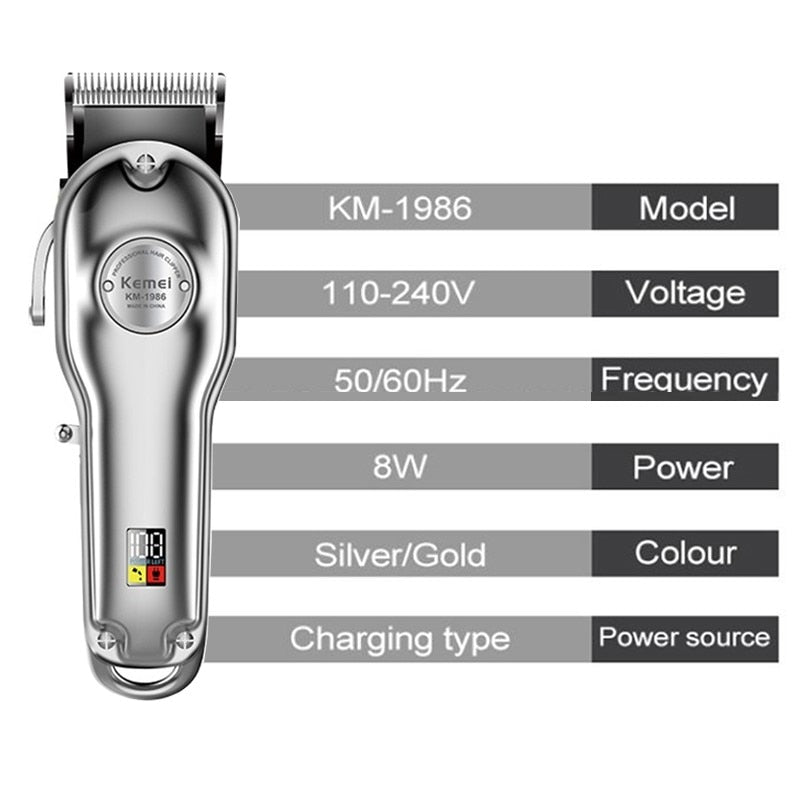 Hair clipper professional hair trimmer