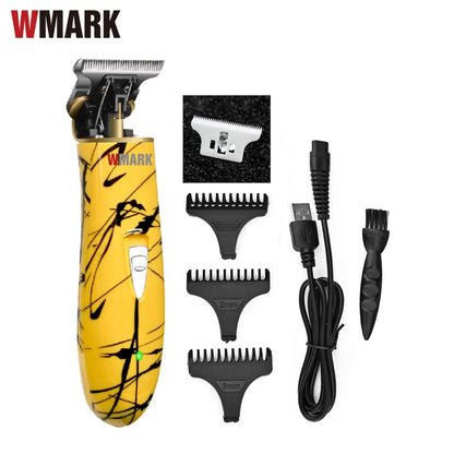 Yellow  Zero cut trimmer detail trimmer beard car hair clipper