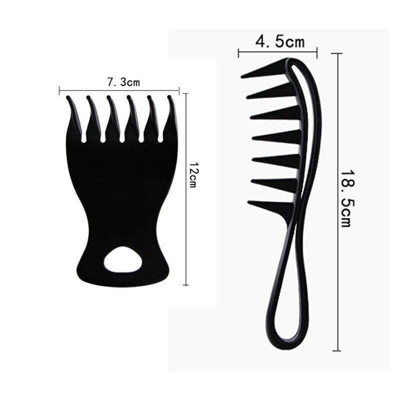 Handle Grip Large Tooth Detangling Curly Hair Comb