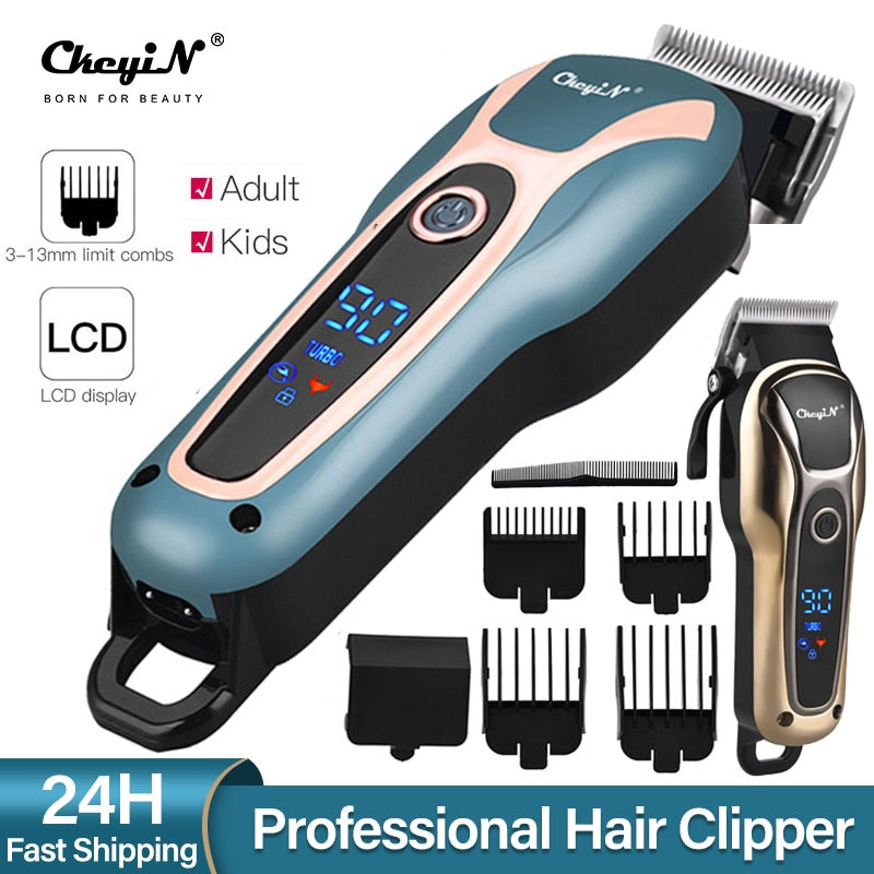 LCD Professional Hair Clipper Men's