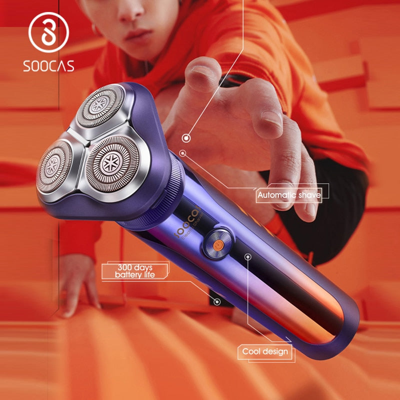 Smart Electric Shaver Auto-shave Razor Man – Beard Air