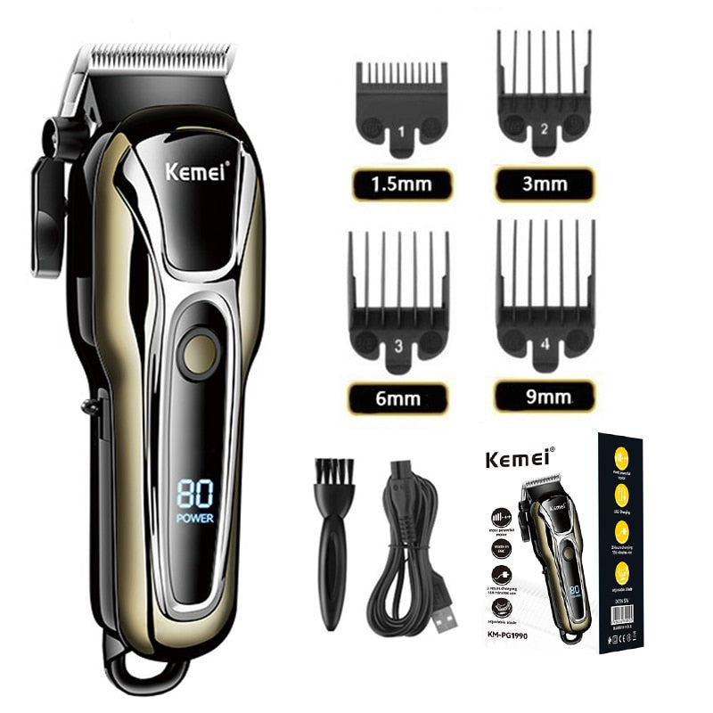 Barber Hair Clipper Professional Hair Trimmer for Men Electric Hair Cutting